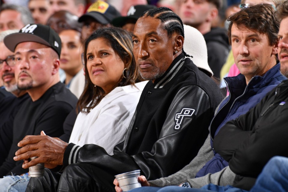INGLEWOOD, CA - MARCH 21: Scottie Pippen attends a game between the Memphis Grizzlies and the LA Clippers on March 21, 2025 at Intuit Dome in Los Angeles, California. NOTE TO USER: User expressly acknowledges and agrees that, by downloading and/or using this Photograph, user is consenting to the terms and conditions of the Getty Images License Agreement. Mandatory Copyright Notice: Copyright 2025 NBAE (Photo by Juan Ocampo/NBAE via Getty Images)