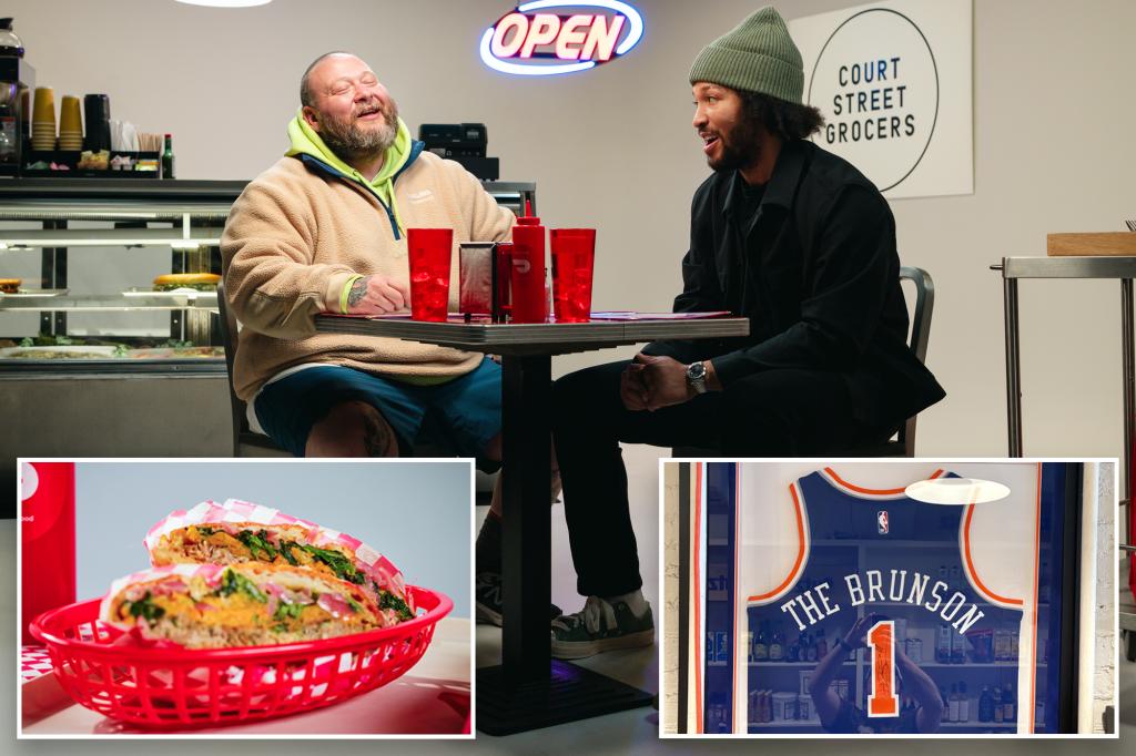 Jalen Brunson's a hero —with turkey, broccoli rabe, peppers