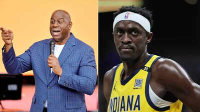 Los Angeles Lakers legend Magic Johnson sends a congratulatory message for Pascal Siakam’s standout performance in Indiana Pacers' Game 2 win