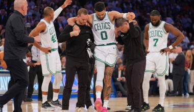 Boston Celtics' Jayson Tatum undergoes surgery for Achilles injury suffered against the New York Knicks in NBA playoff game