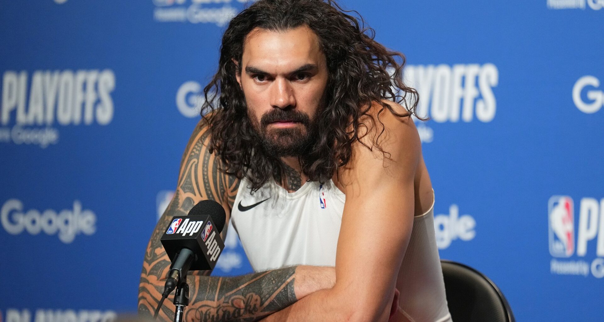 Steven Adams unrecognizable without trademark locks and tattoos in sensational throwback photos