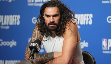 Steven Adams unrecognizable without trademark locks and tattoos in sensational throwback photos
