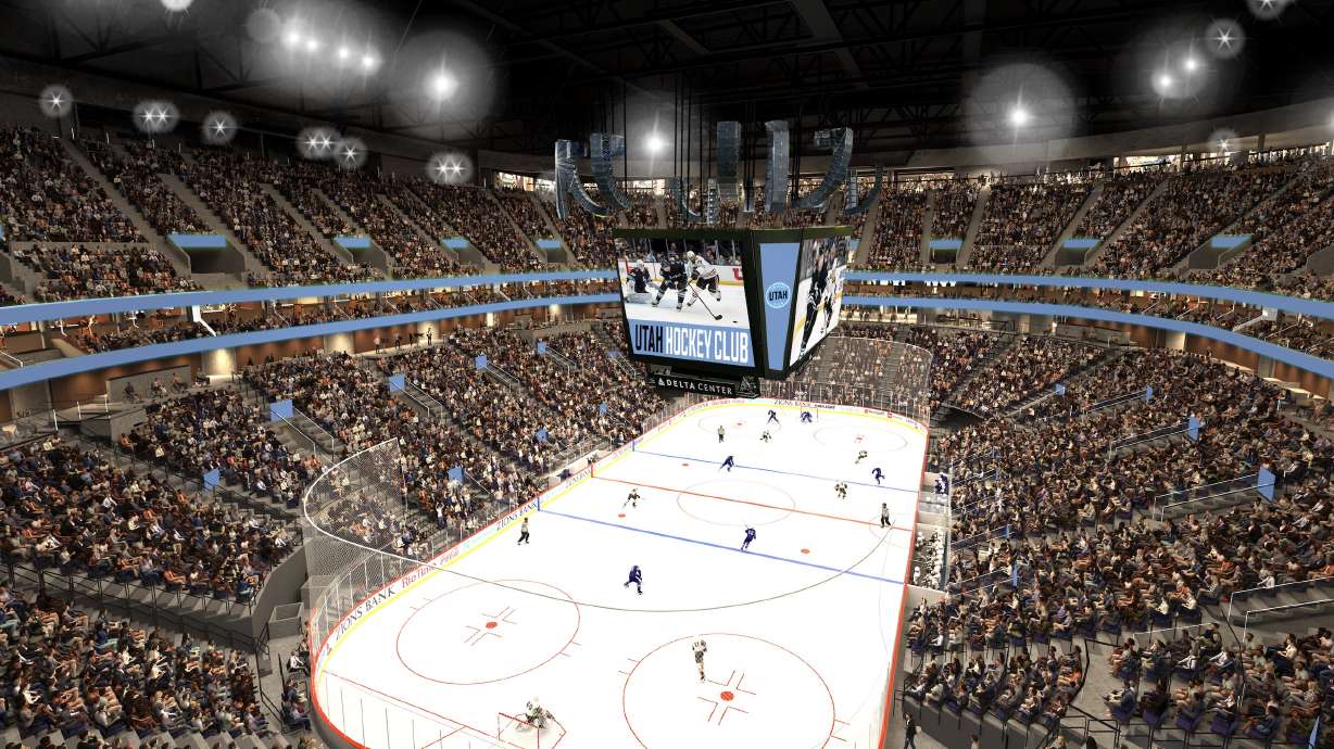 Smith unveils plans for redesigned Delta Center, 450-stall parking garage outside