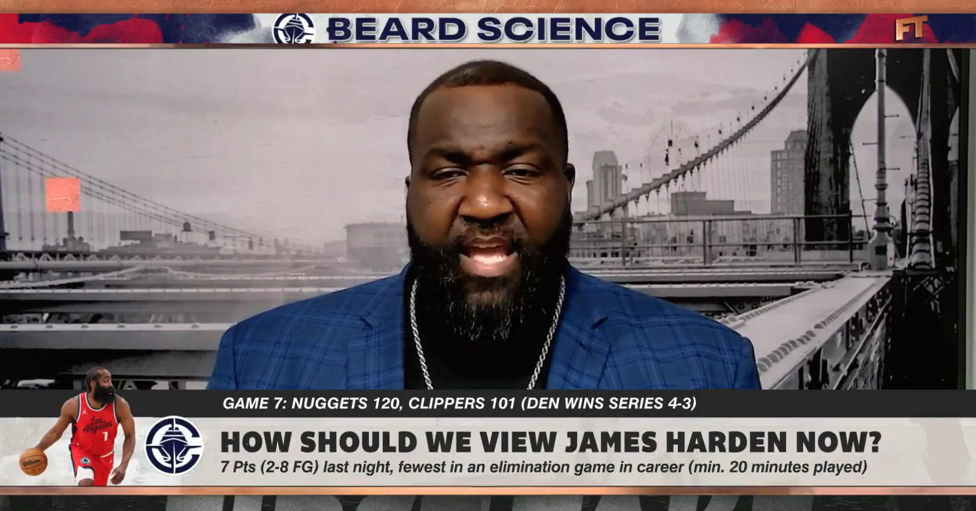 'Folds like clean sheets' - James Harden brutally mocked by Kendrick Perkins after Game 7 flop