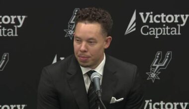 San Antonio Spurs introduce Mitch Johnson as new head coach