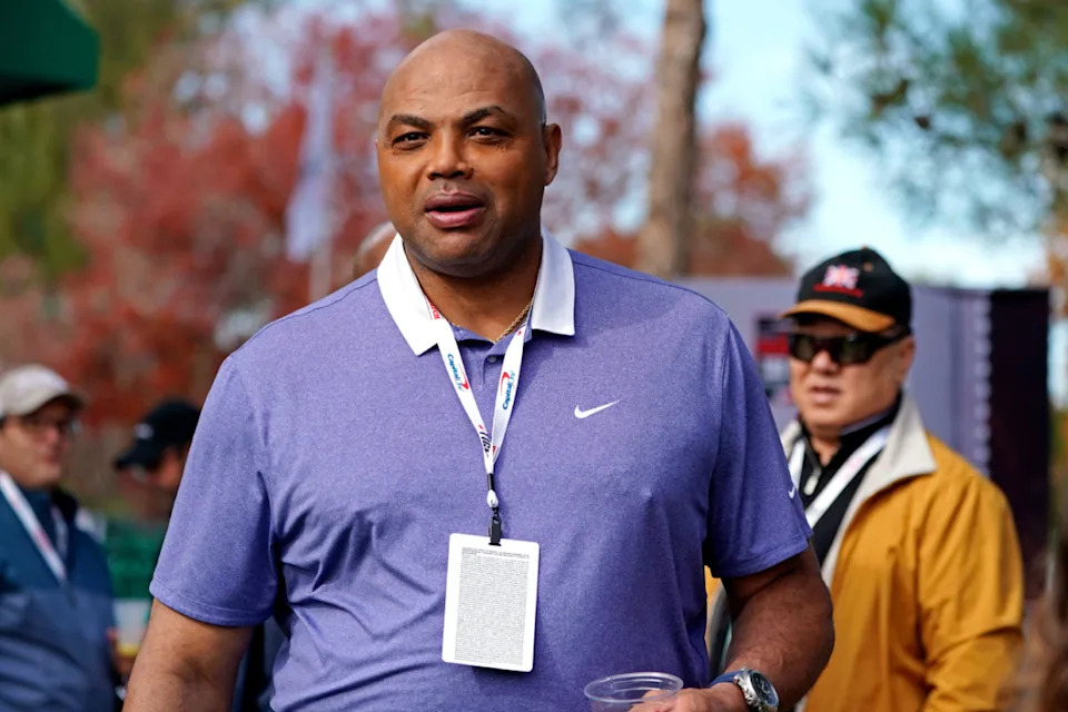 Charles Barkley before The Match: Tiger vs Phil golf match at Shadow Creek Golf Course. Mandatory Credit: Kyle Terada-USA TODAY Sports © Kyle Terada-USA TODAY Sports