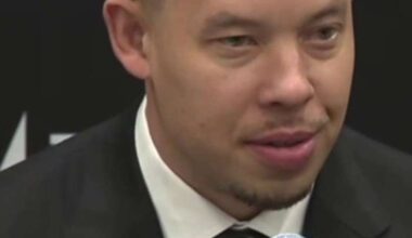 Mitch Johnson addresses media after becoming Spurs head coach