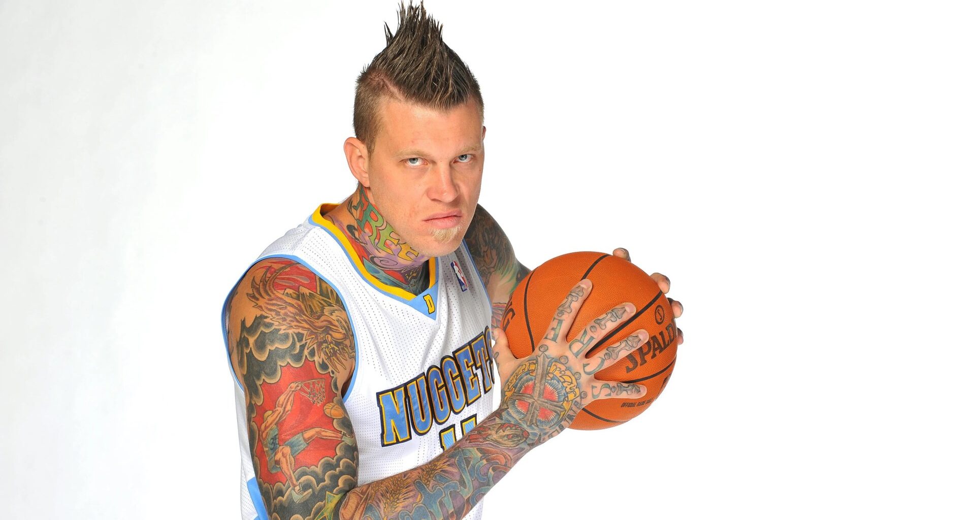 I made NBA history with the Denver Nuggets as Birdman, their tattooed enforcer—then was kicked out of the league for two years