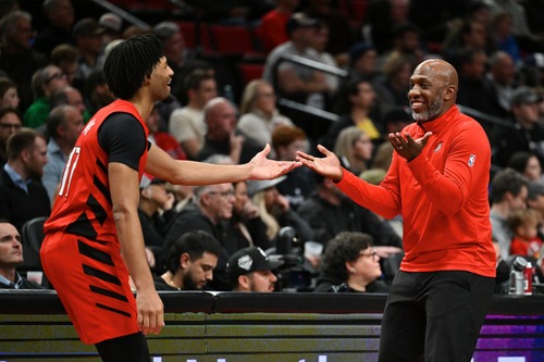 Minnesota Timberwolves v Portland Trail Blazers - Emirates NBA Cup