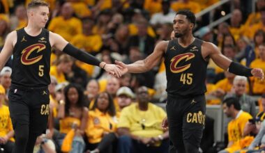 Donovan Mitchell scores 43 and Cavaliers beat the Pacers 126-104 to cut series deficit to 2-1