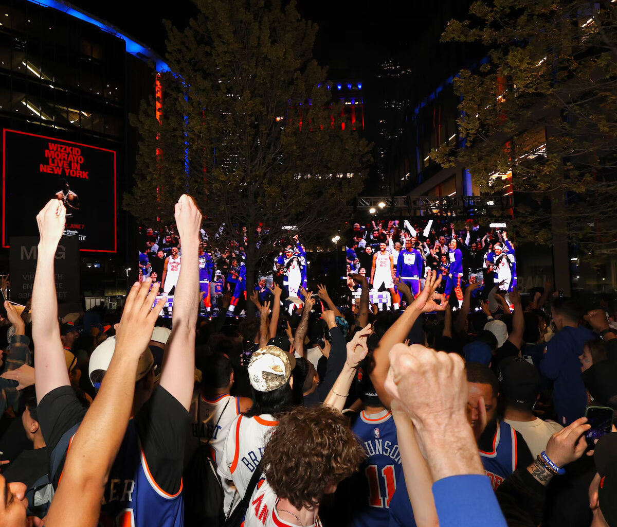 Free Knicks playoff block party in NYC this weekend