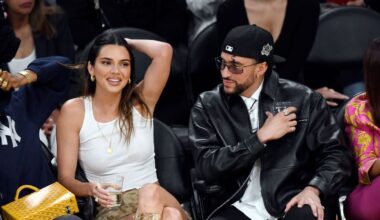 Kendall Jenner and Bad Bunny spotted at the NBA Playoffs game after brief interaction at the Met Gala