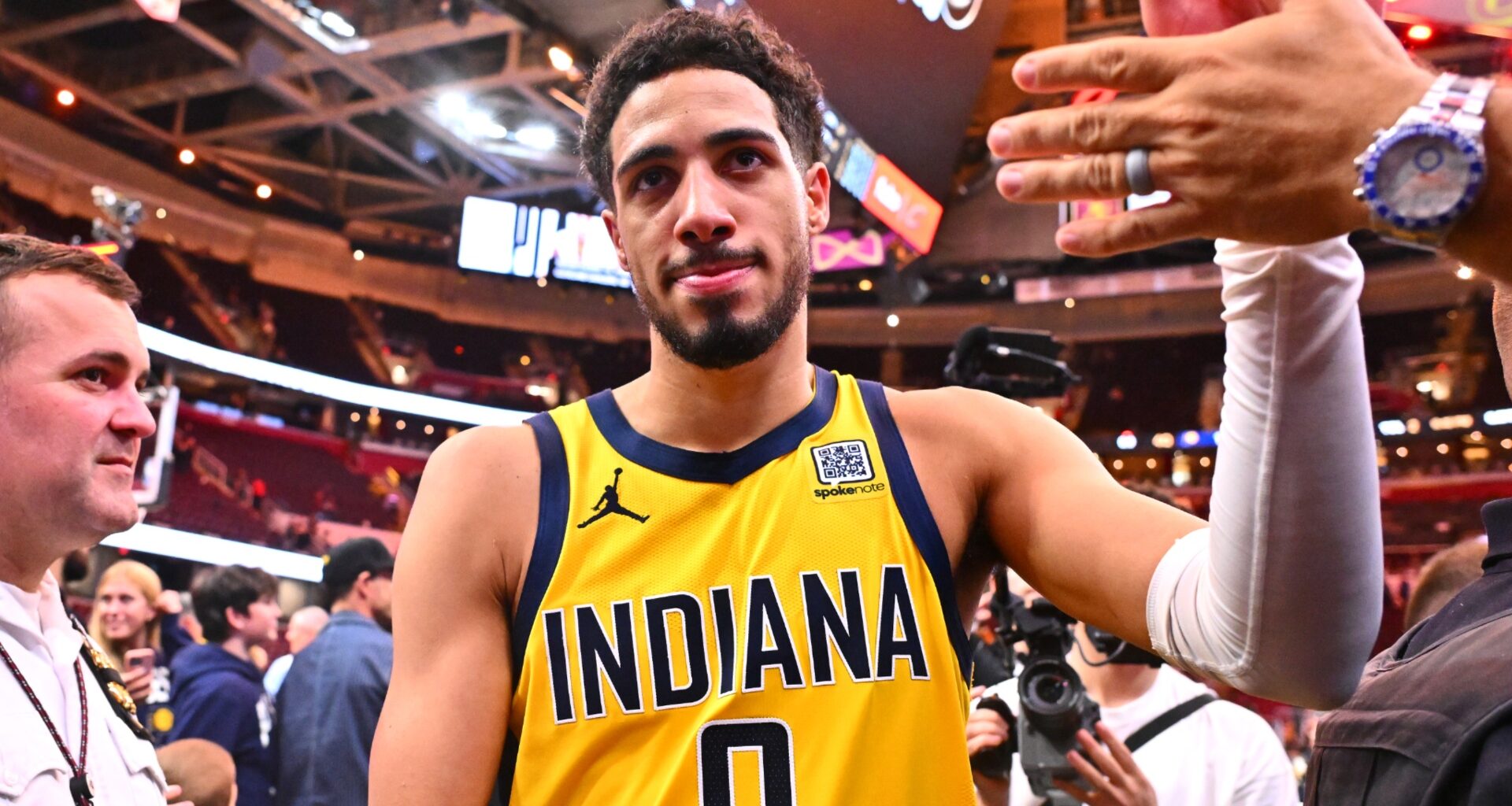 Tyrese Haliburton's girlfriend fires provocative five-word message to doubters after Pacers sink top-seeded Cavs