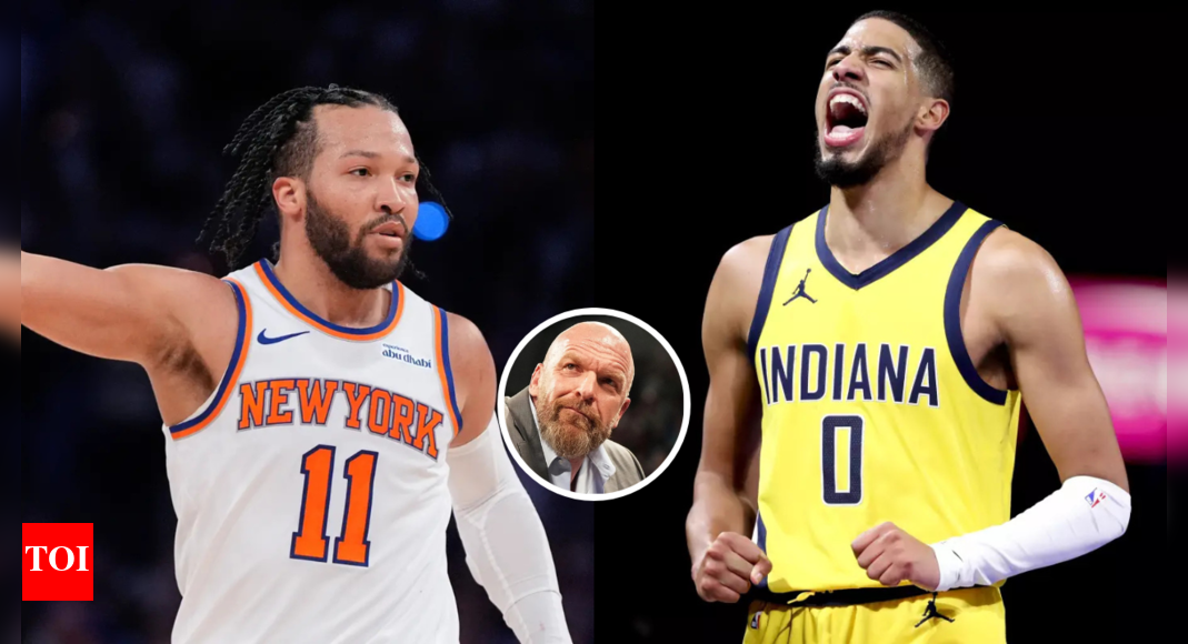 WWE legend Triple H reacts to the New York Knicks vs Indiana Pacers Eastern Conference finals - “It’s almost like we wrote it…” | NBA News