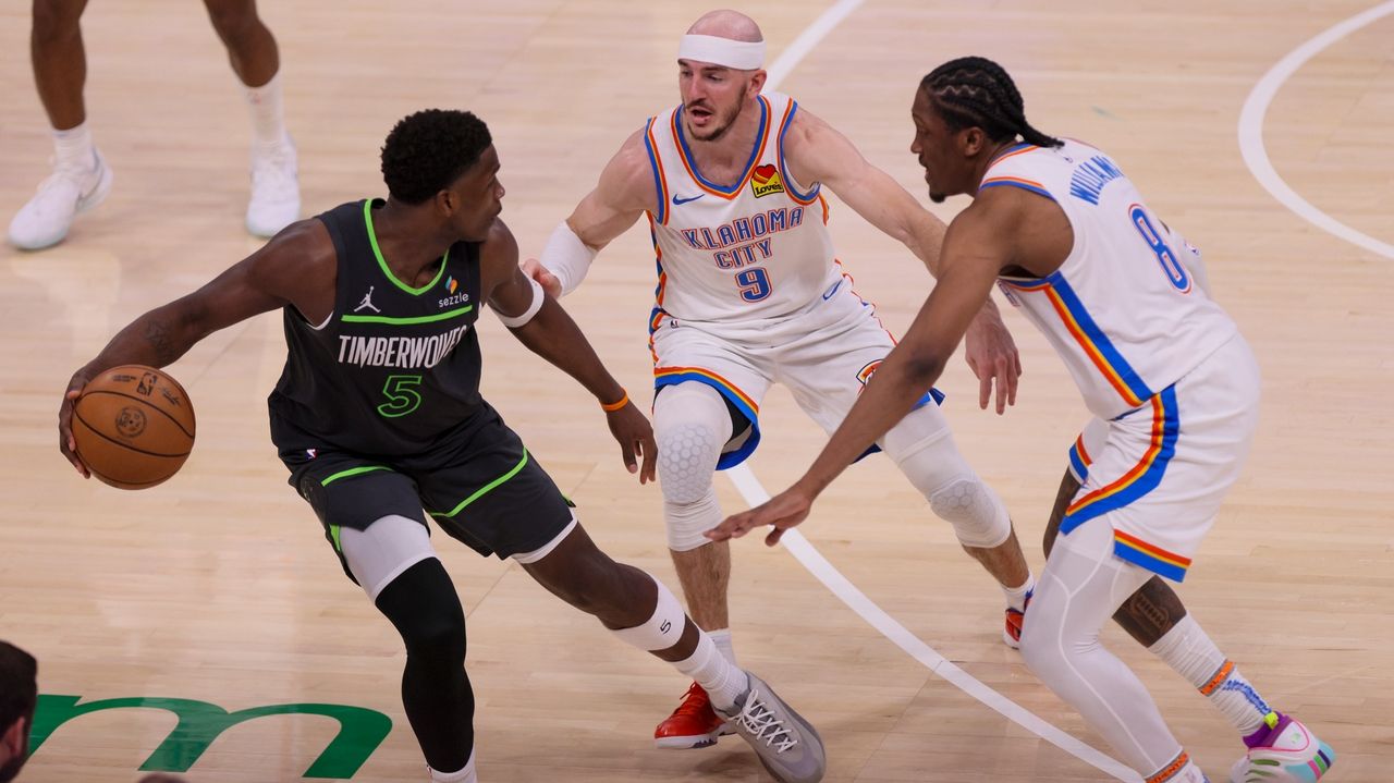 Rested Timberwolves look listless in 114-88 loss to Thunder in Game 1 of Western Conference finals