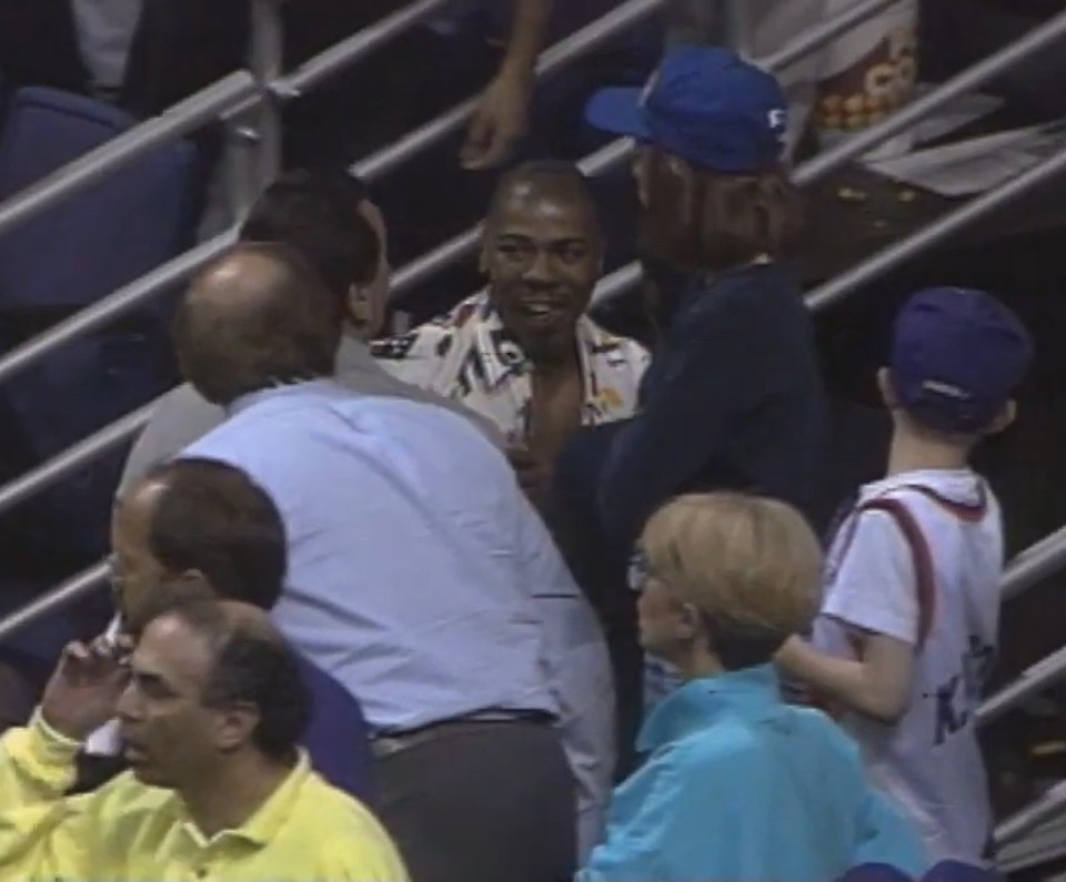 Greg Anthony got involved from the bench