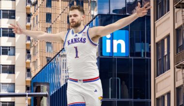 Kansas Jayhawks basketball player Hunter Dickinson