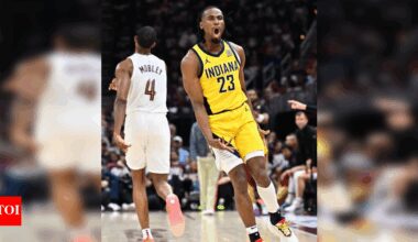 Indiana Pacers’ star Aaron Nesmith creates history against the New York Knicks in game 1 | NBA News