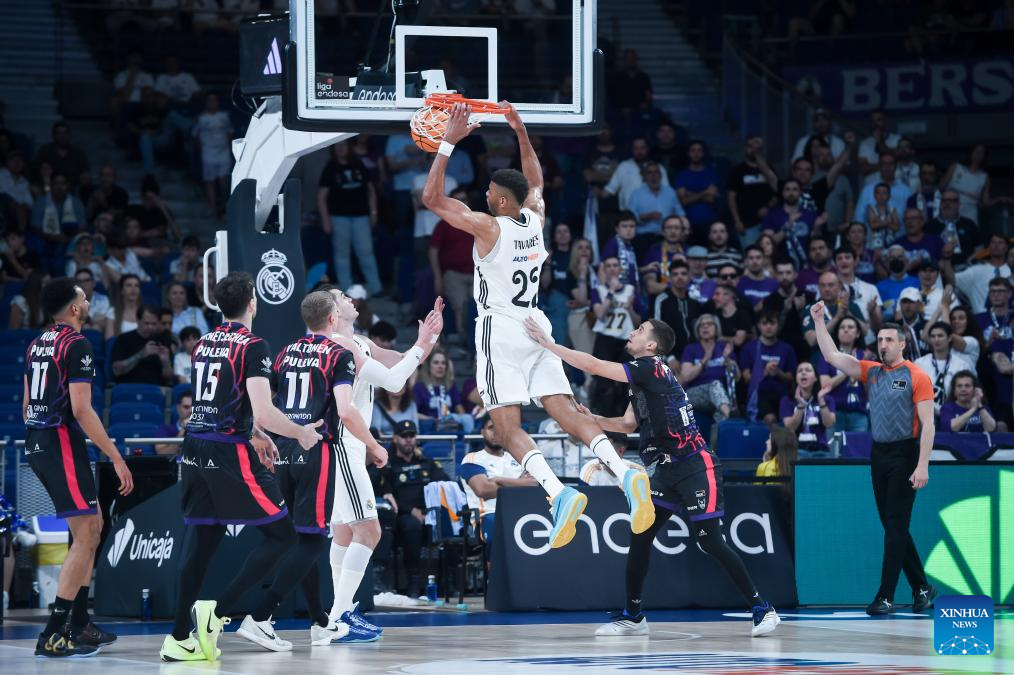 Liga ACB basketball match: Real Madrid vs. Granada-Xinhua