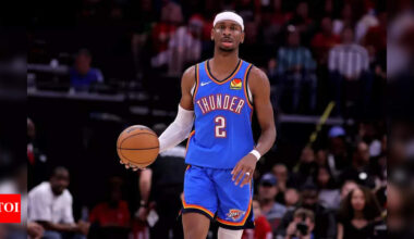 Shai Gilgeous-Alexander breaks personal playoff career high record as Oklahoma City Thunder remains one win away from entering the NBA finals | NBA News