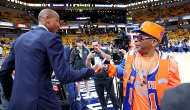 Spike Lee makes loud Indy arrival for Knicks-Pacers Game 4