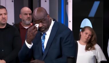 'This is really special' - Emotional Shaq wipes away tears as Ernie Johnson delivers heartfelt speech