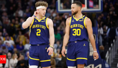 Stephen Curry’s teammate Brandin Podziemski gets latest injury update after playoff struggles with Golden State Warriors | NBA News