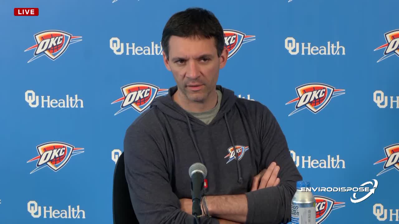 Thunder's Daigneault focuses on rest and growth