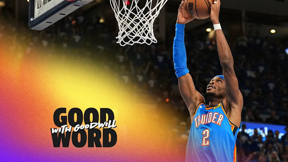 Shai Gilgeous-Alexander leads the Thunder to the Western Conference Finals. (AP Photo/Kyle Phillips)