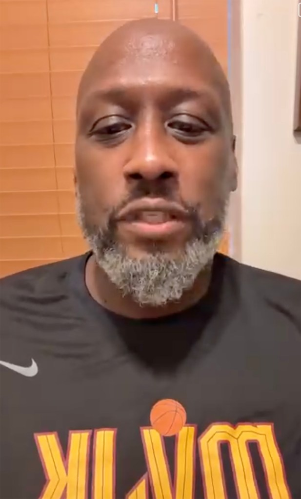 Mount Vernon Youth basketball coach Dwayne  Murray.