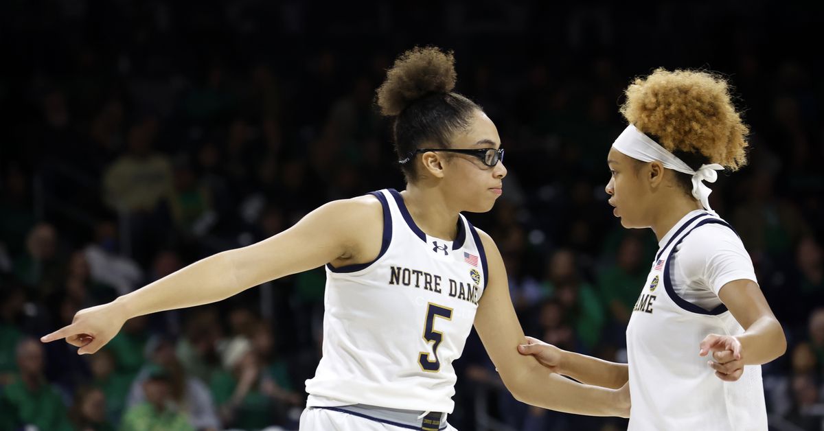 Video: Former Notre Dame teammates Olivia Miles and Hannah Hidalgo have tense exchange at WNBA game