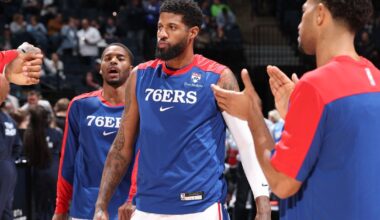 Sixers’ Paul George said he played through torn adductor on latest podcast