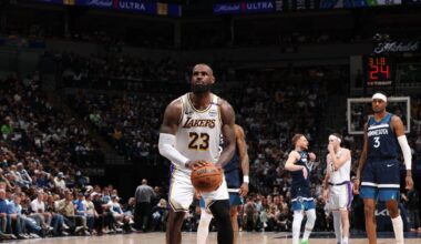 LeBron James still can’t believe the camera used to call foul vs Wolves