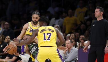 Rob Pelinka says Lakers will search for defensive wings in offseason