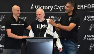 Tim and Manu have been by Pop’s side throughout his recovery from the stroke he suffered last November