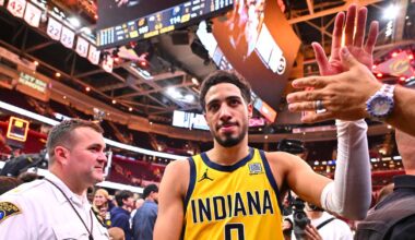 Pacers fan flying to see Game 4 tonight courtesy of Tyrese Haliburton