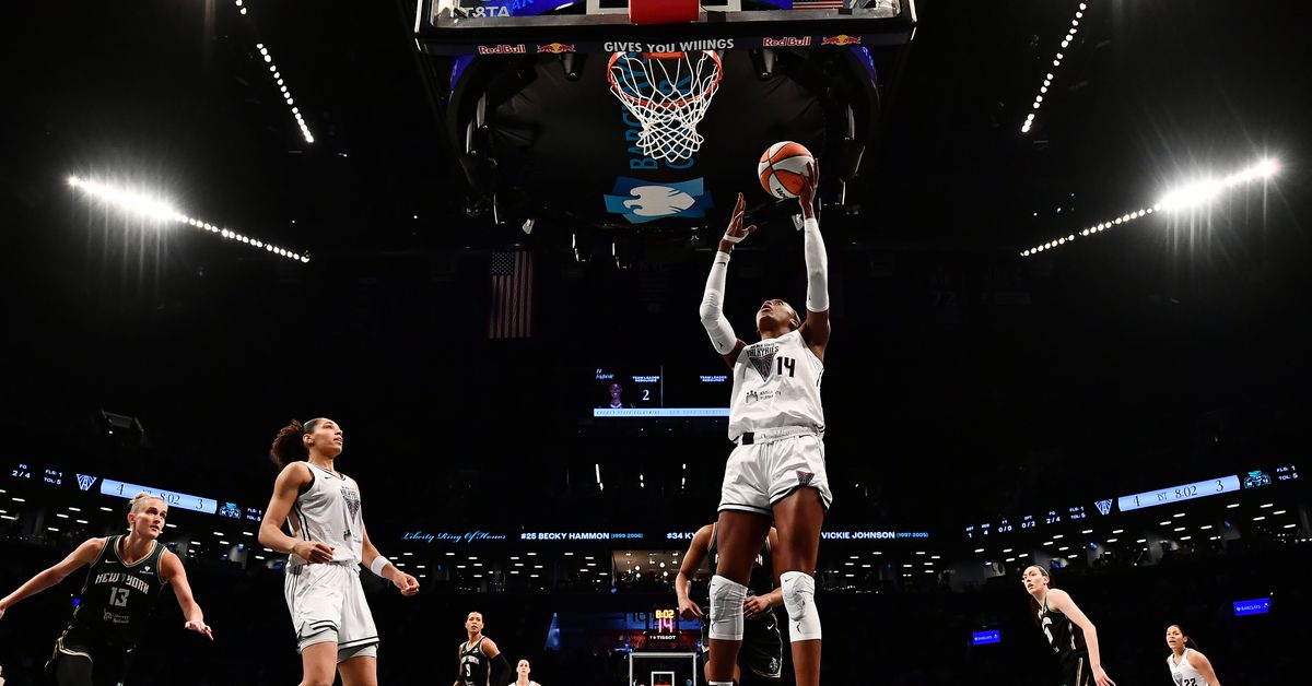 WNBA scores: Janelle Salaün can’t carry Valkyries past Liberty in loss