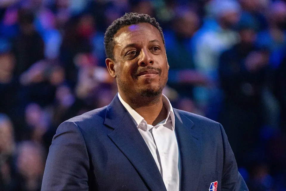 Former NBA player Paul Pierce.Credit&colon; Kyle Terada-Imagn Images