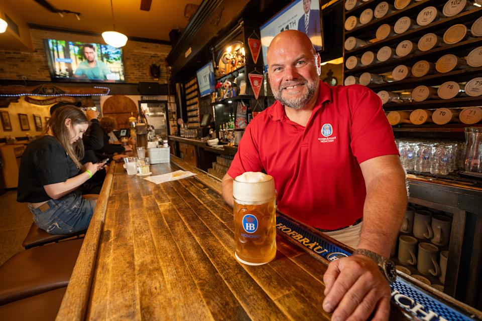 Old German Beer Hall proprietor Hans Weissgerber III is shown at his business on June 28, 2024 at 1009 N. King Drive.