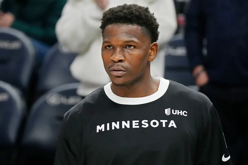 Minnesota Timberwolves guard Anthony Edwards (5).Bruce Kluckhohn-Imagn Images