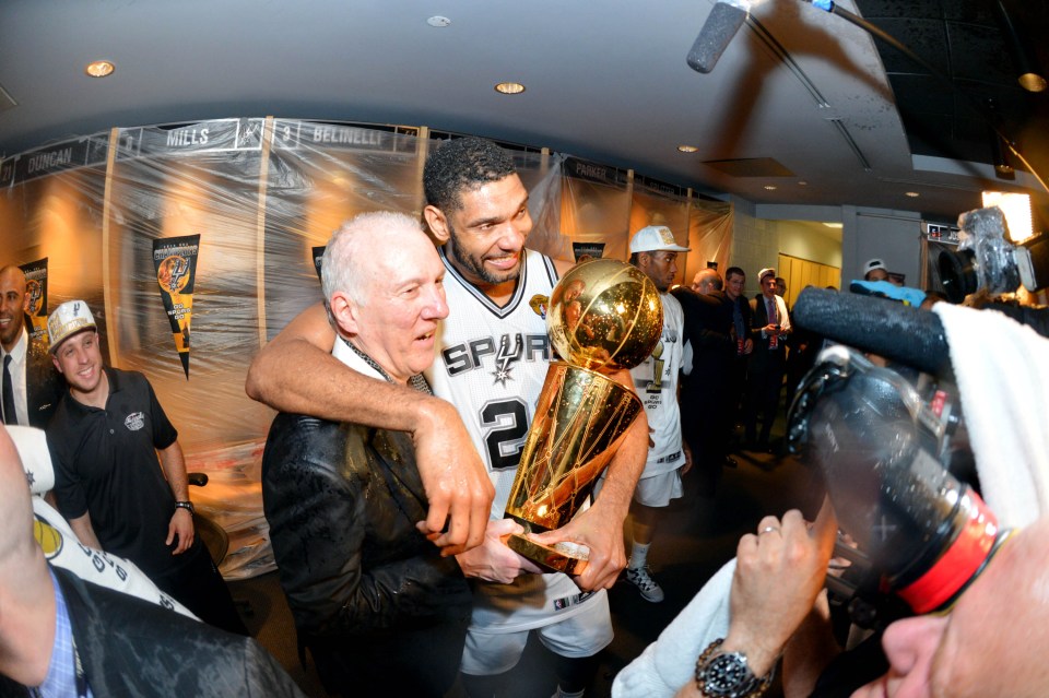 Popovich, who won five NBA titles, is one of basketball's most legendary figures