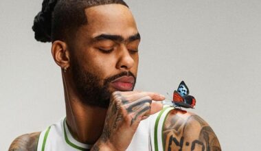 D’Angelo Russell in China, selling shoes ... and his brand