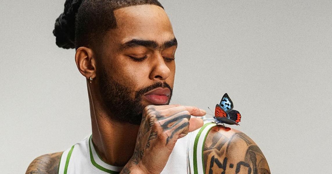 D’Angelo Russell in China, selling shoes ... and his brand