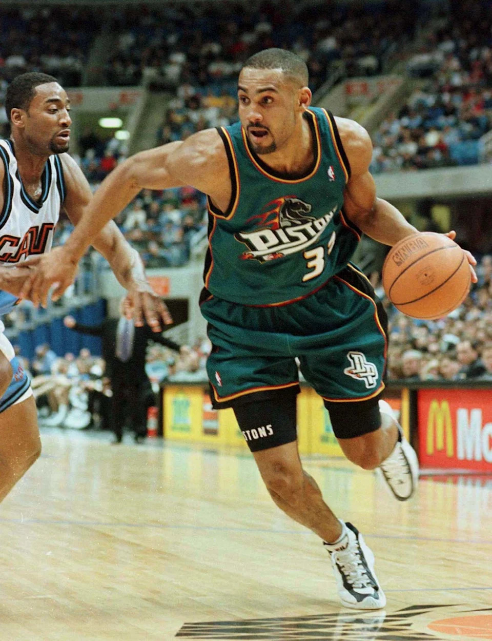 Grant Hill brought a new era of excitement to the Detroit Pistons after being selected third overall in the 1994 NBA Draft. During his six seasons in Detroit, he averaged 21.6 points, 7.9 rebounds, and 6.3 assists per game. He is a seven-time NBA All-Star, a five-time All-NBA selection, and a three-time winner of the NBA Sportsmanship Award. Hill was often compared to all-time greats for his smooth playing style and versatility, drawing early comparisons to Magic Johnson and Scottie Pippen. He remains one of the most beloved Pistons of the modern era.