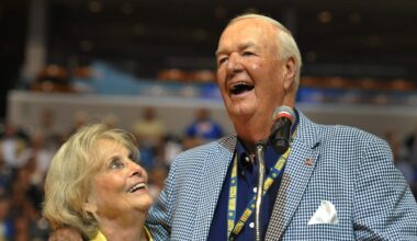 Nancy Leonard attended Pacers vs Knicks, her first game this season