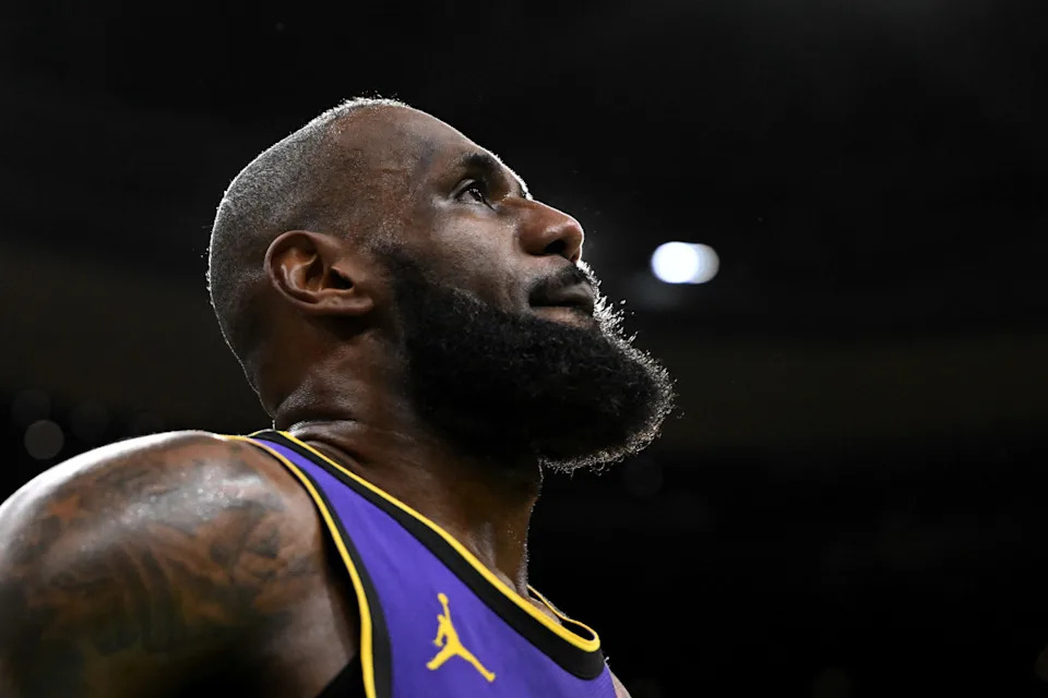 Lakers forward LeBron JamesBrian Fluharty-Imagn Images