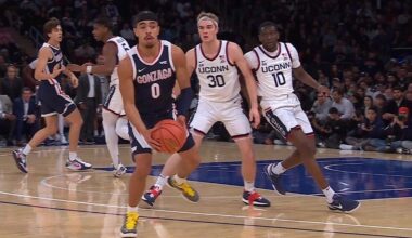 Gonzaga's Ryan Nembhard impresses in first NBA Draft Combine scrimmage | Gonzaga Men's Basketball
