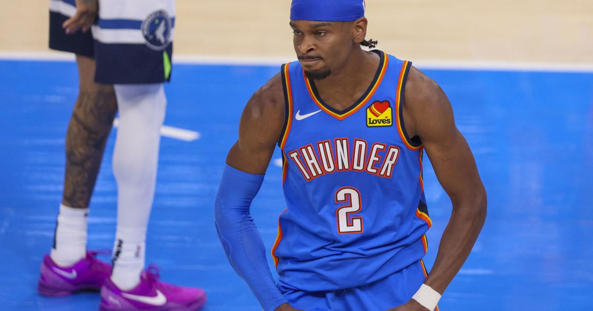 Gilgeous-Alexander and Thunder overwhelm Timberwolves again, win 118-103 for 2-0 West finals lead | National Sports