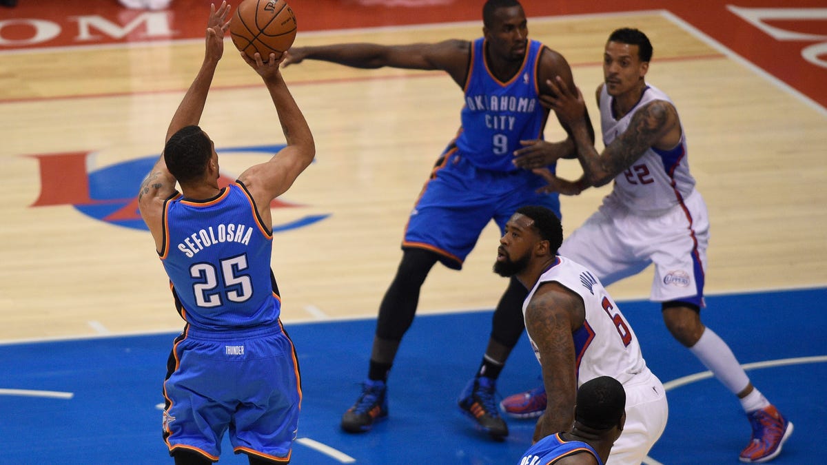 Thunder jersey history No. 25