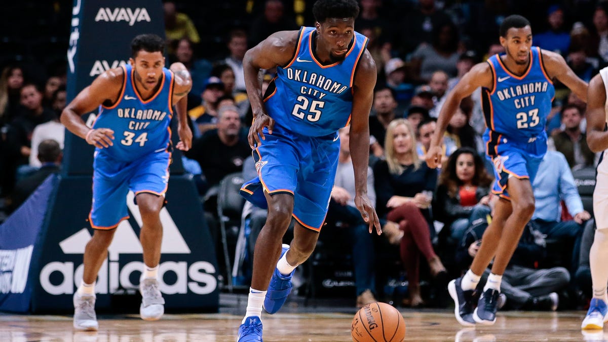 Thunder jersey history No. 25